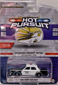 Greenlight Hot Pursuit - Oklahoma Highway Patrol 1985 Dodge Diplomat