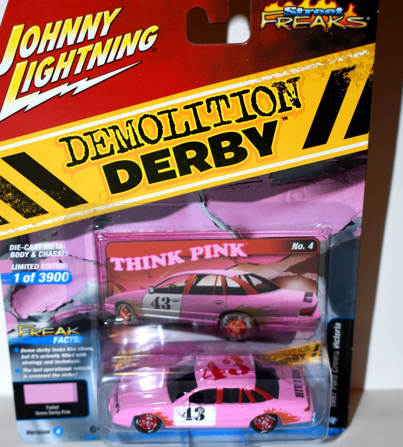 Johnny Lightning Street Freaks - Demolition Derby - Ford Crown Victoria - One for the Ladies!