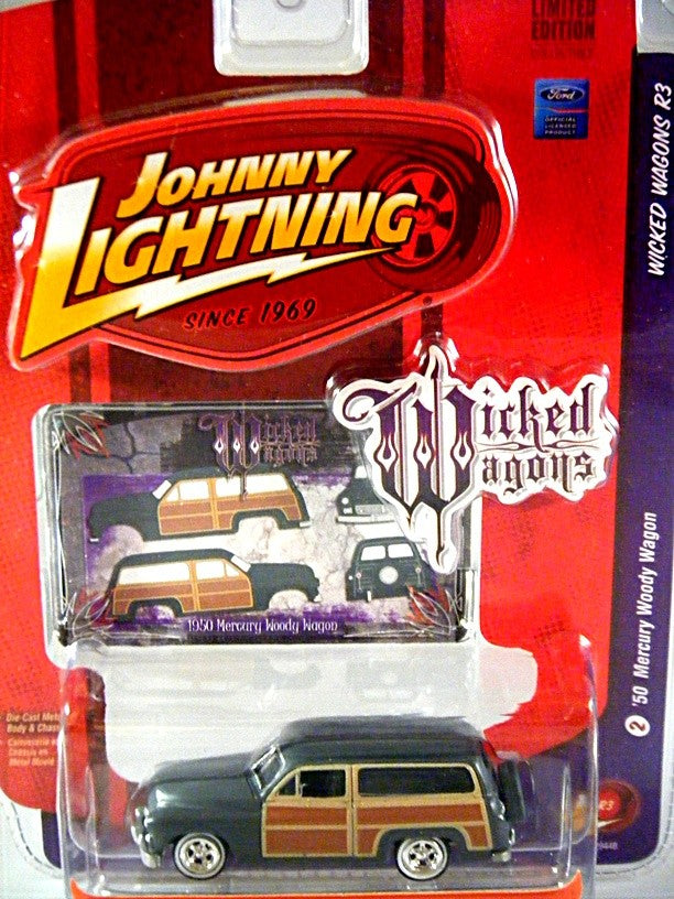 Johnny Lightning Wicked Wagons - 1950 Mercury Station Wagon