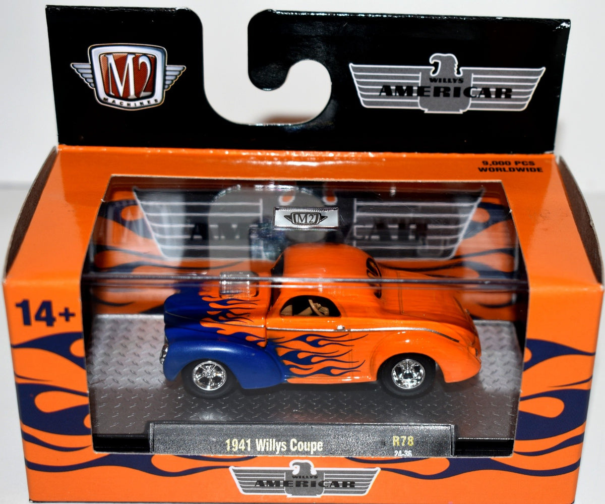 M2 Machines Detroit Muscle 1941 Willys Americar Coupe