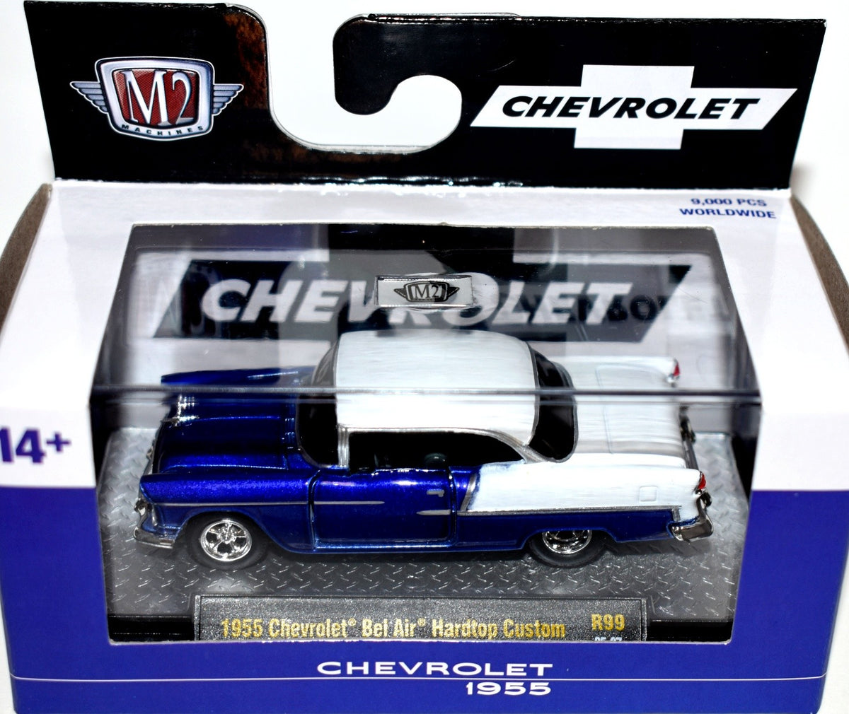 M2 Machines Auto-Thentics - 1955 Chevrolet Bel Air Hardtop Custom