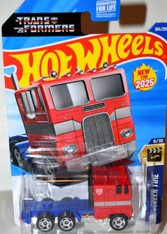 Hot Wheels - Transformers - Autobot Optimus Prime Freightliner FL86 Cabover
