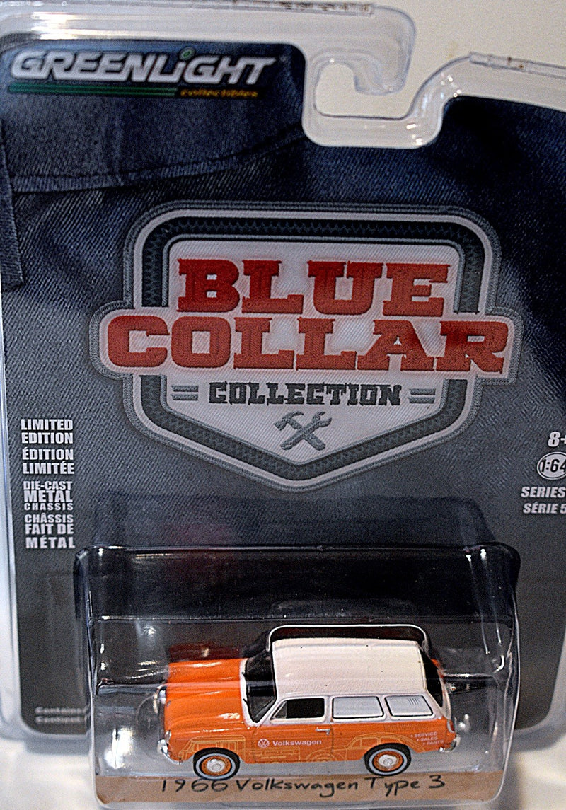 Greenlight - Blue Collar - 1966 Volkswagen Type 3 Station Wagon