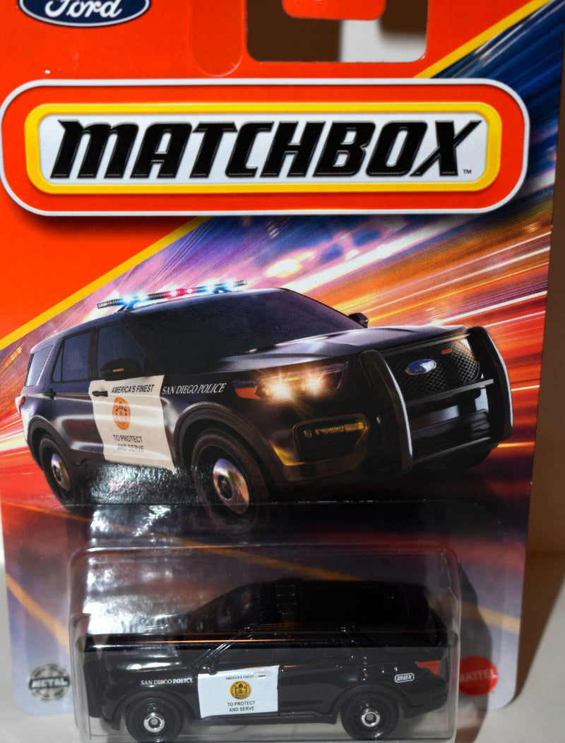 Matchbox  San Diego PD Dept Ford Police Interceptor