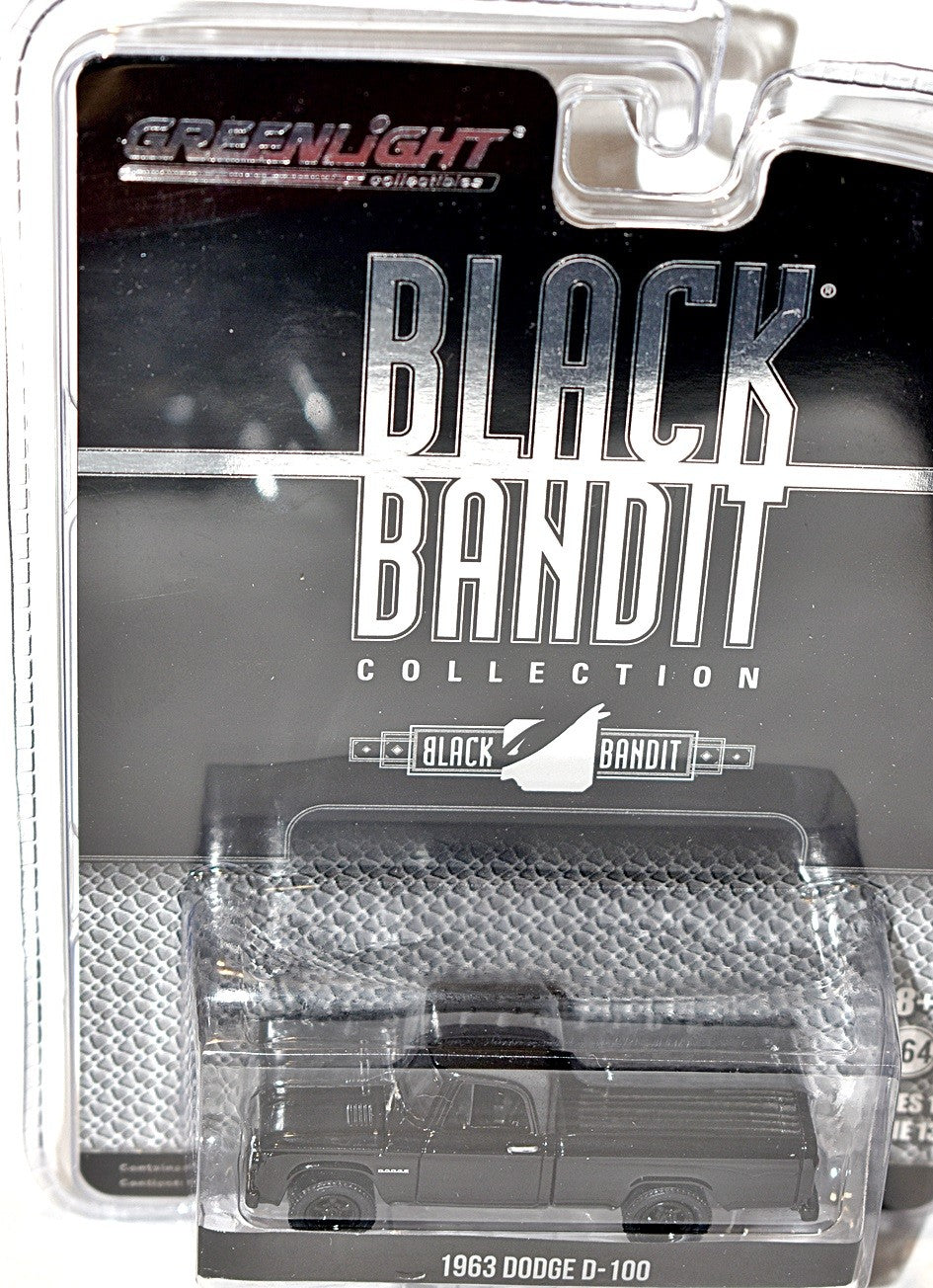Greelight - Black Bandit - 1963 Dodge A-100 Pickup Truck