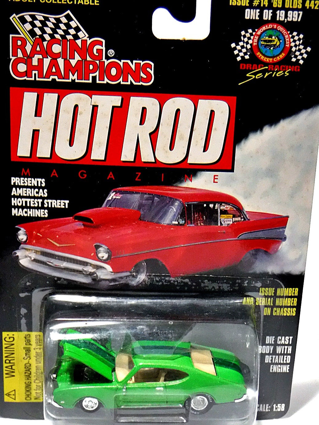 Racing Champions Hot Rod Magazine - 1969 Oldsmobile 442