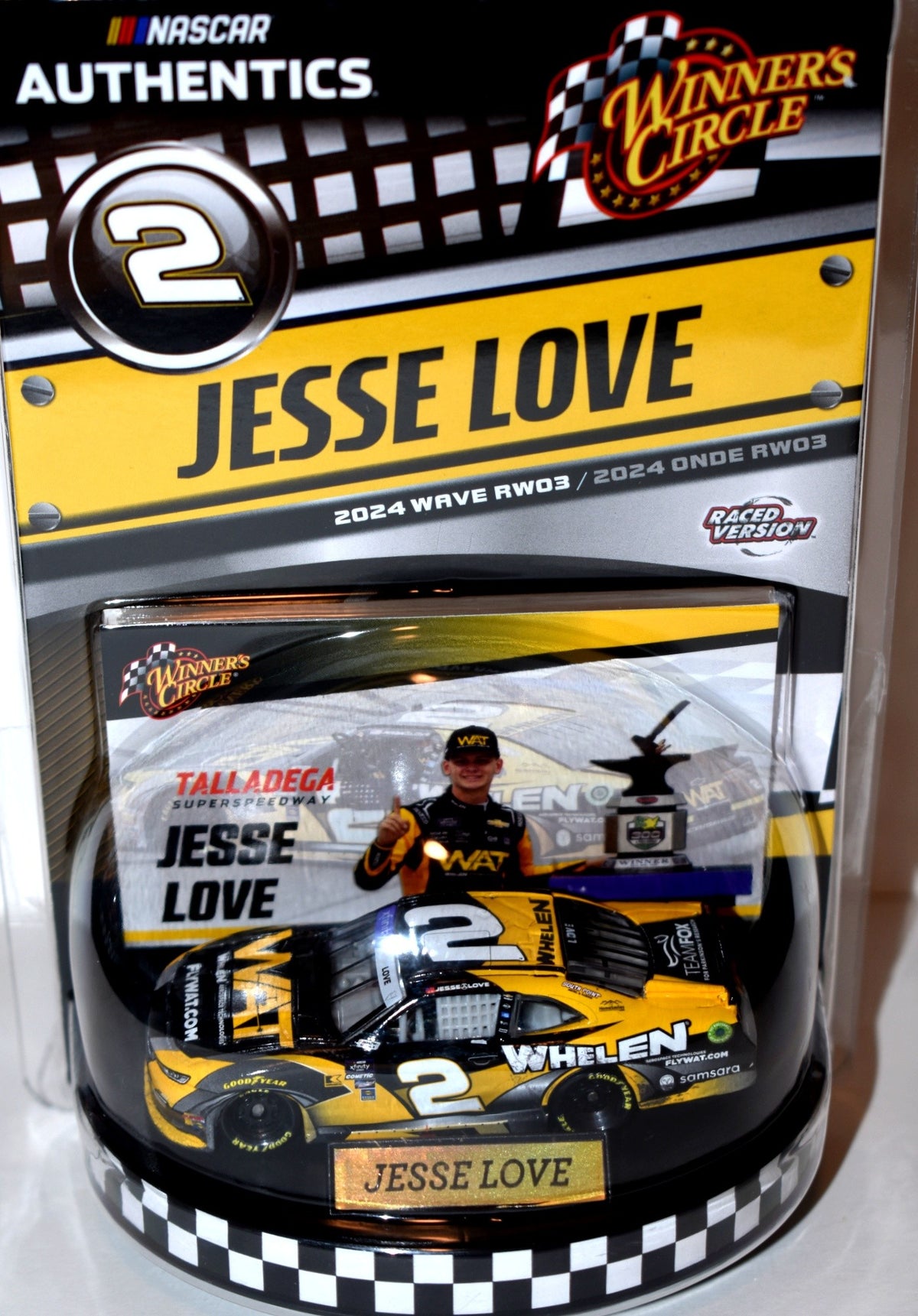 Winners Circle -  Talladega Winning Jesse Love Whelan Chevy Camaro