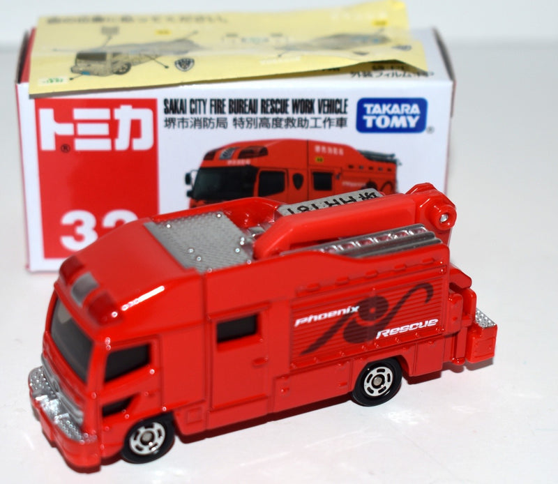 Tomica - No 32 - Sakai City Fire Bureau Rescue Work Truck