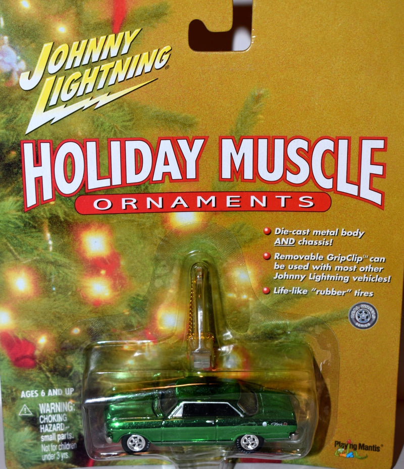 Johnny Lightning - 2000 Holiday Classics - 1965 Chevrolet Nova with Ornament Hanger