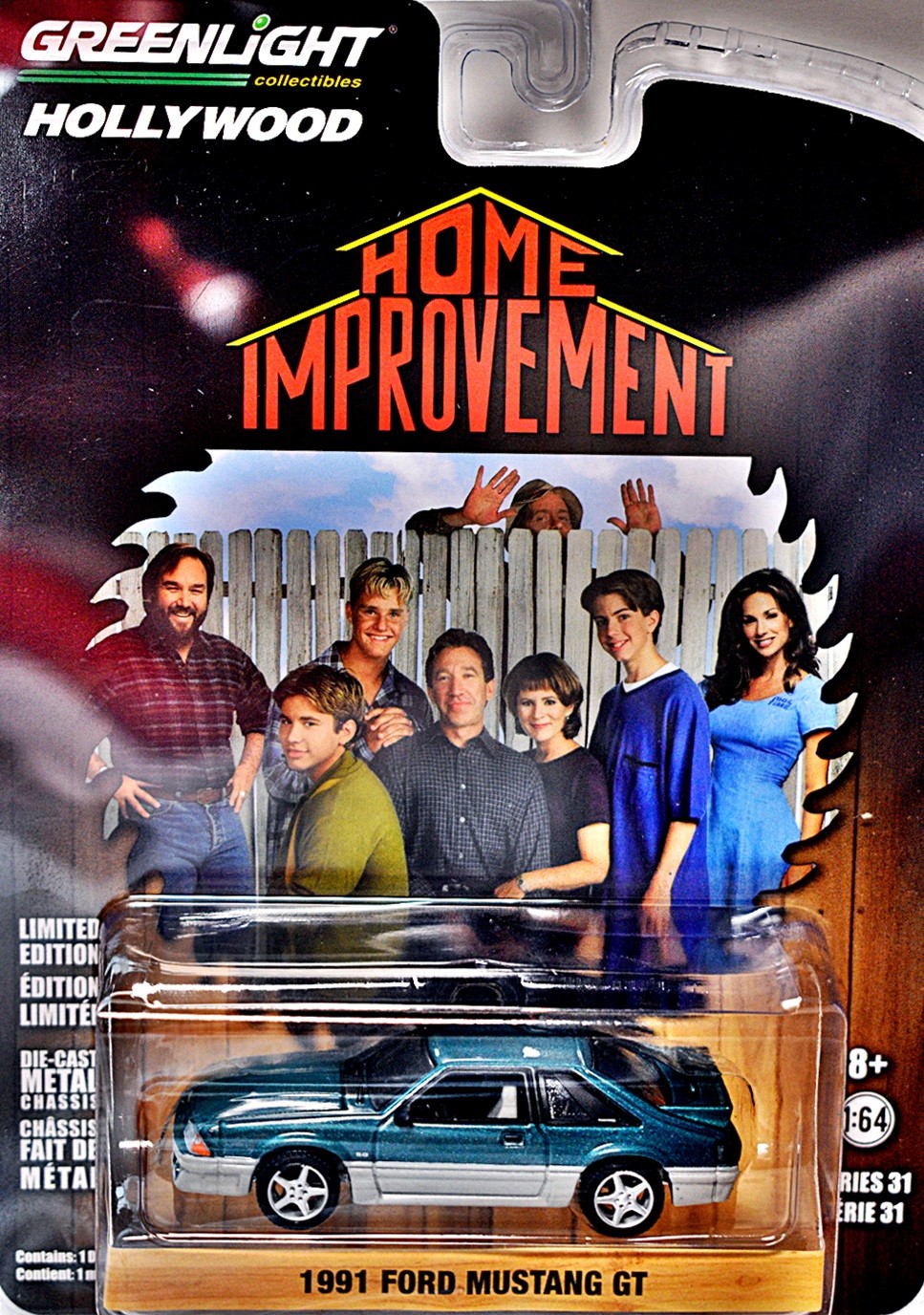 Greenlight Hollywood - Home Improvement - Tim "the tool man" Taylor's 1991 Ford Mustang GT