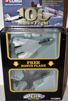 Corgi 100 Years of Flight Set - US F-14 Tomcat Top Gun & US Marines Harrier