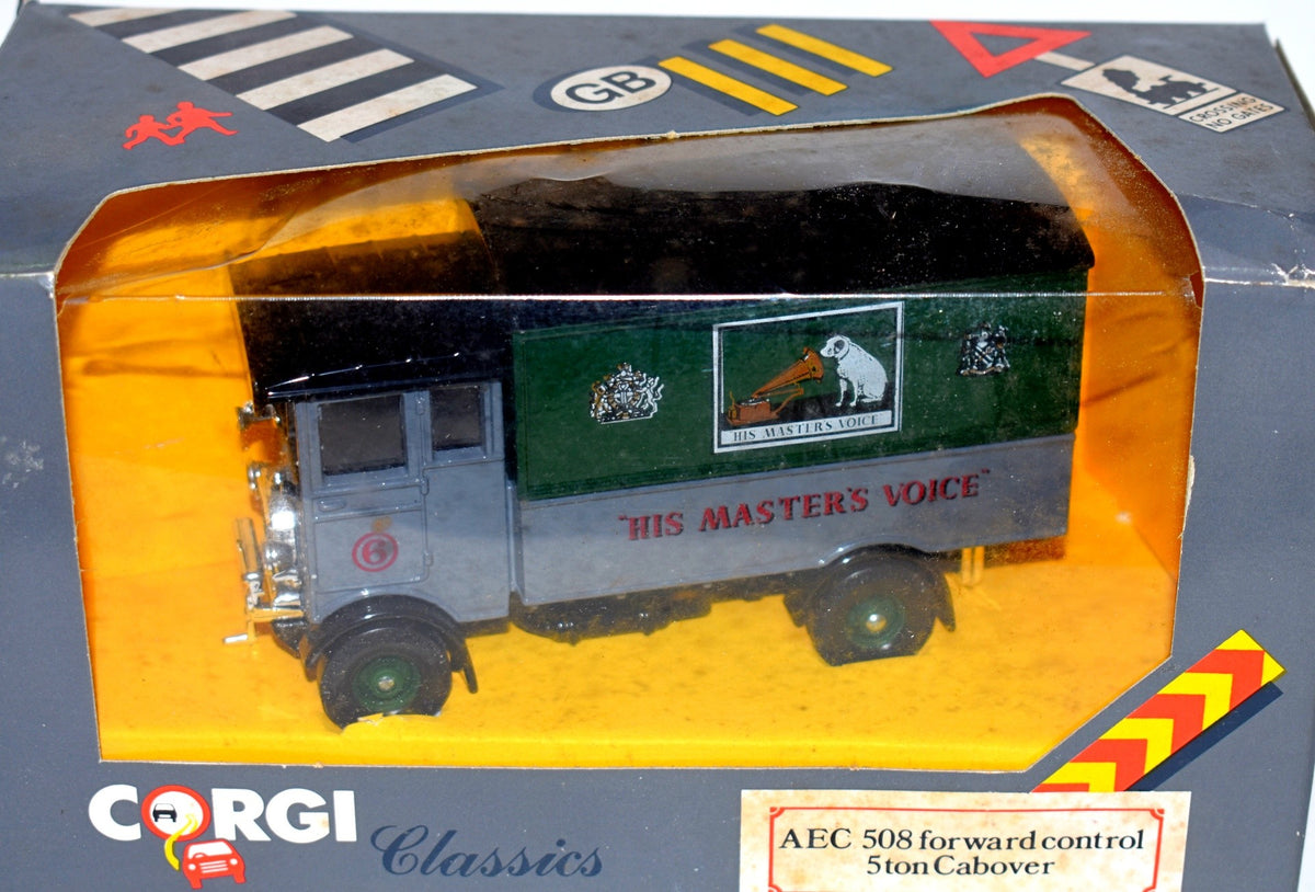 Corgi - C897/8 -  RCA His Masters Voice AEC 508 Forward Control 5 Ton Cabover Van