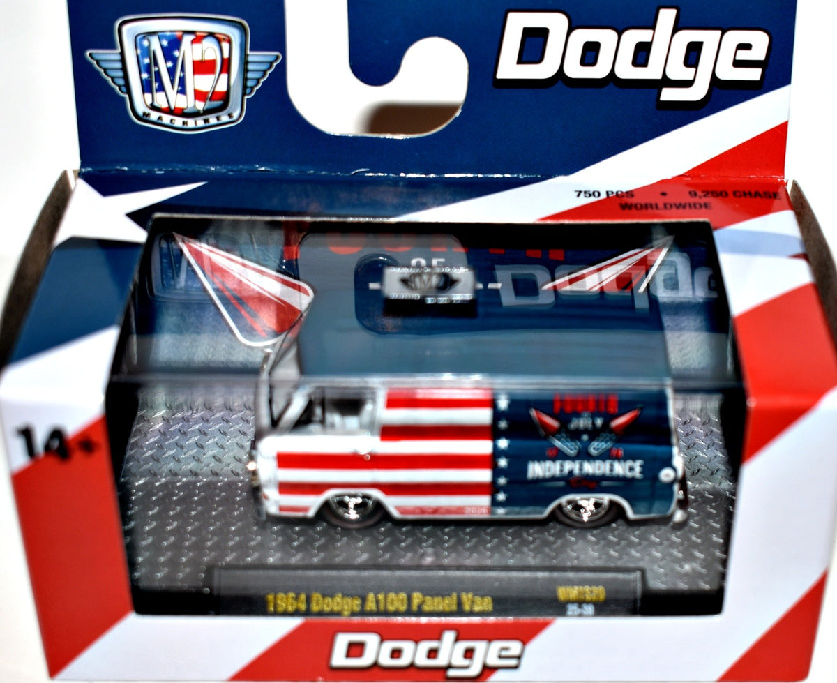 M2 Machines - Dodge Series - 1964 Dodge A-100 4th of July Panel Van