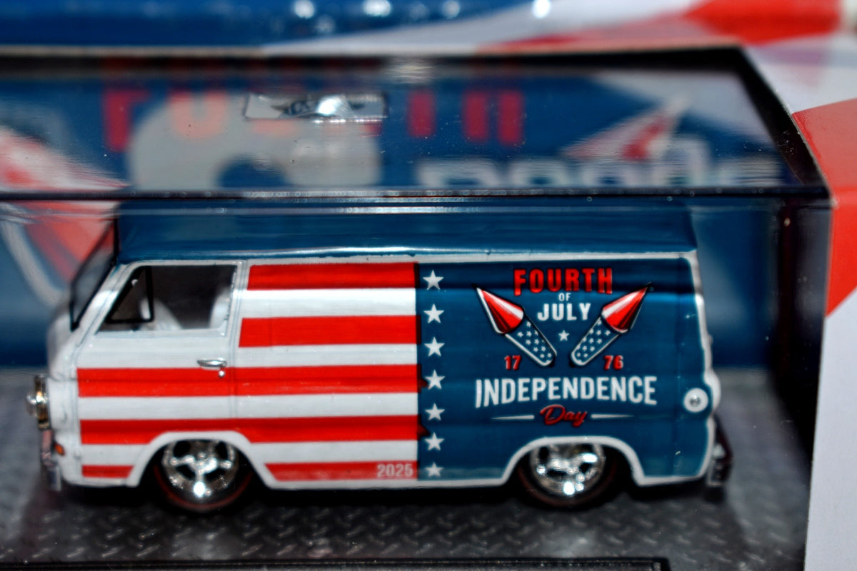 M2 Machines - Dodge Series - 1964 Dodge A-100 4th of July Panel Van