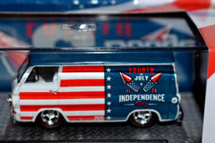 M2 Machines - Dodge Series - 1964 Dodge A-100 4th of July Panel Van