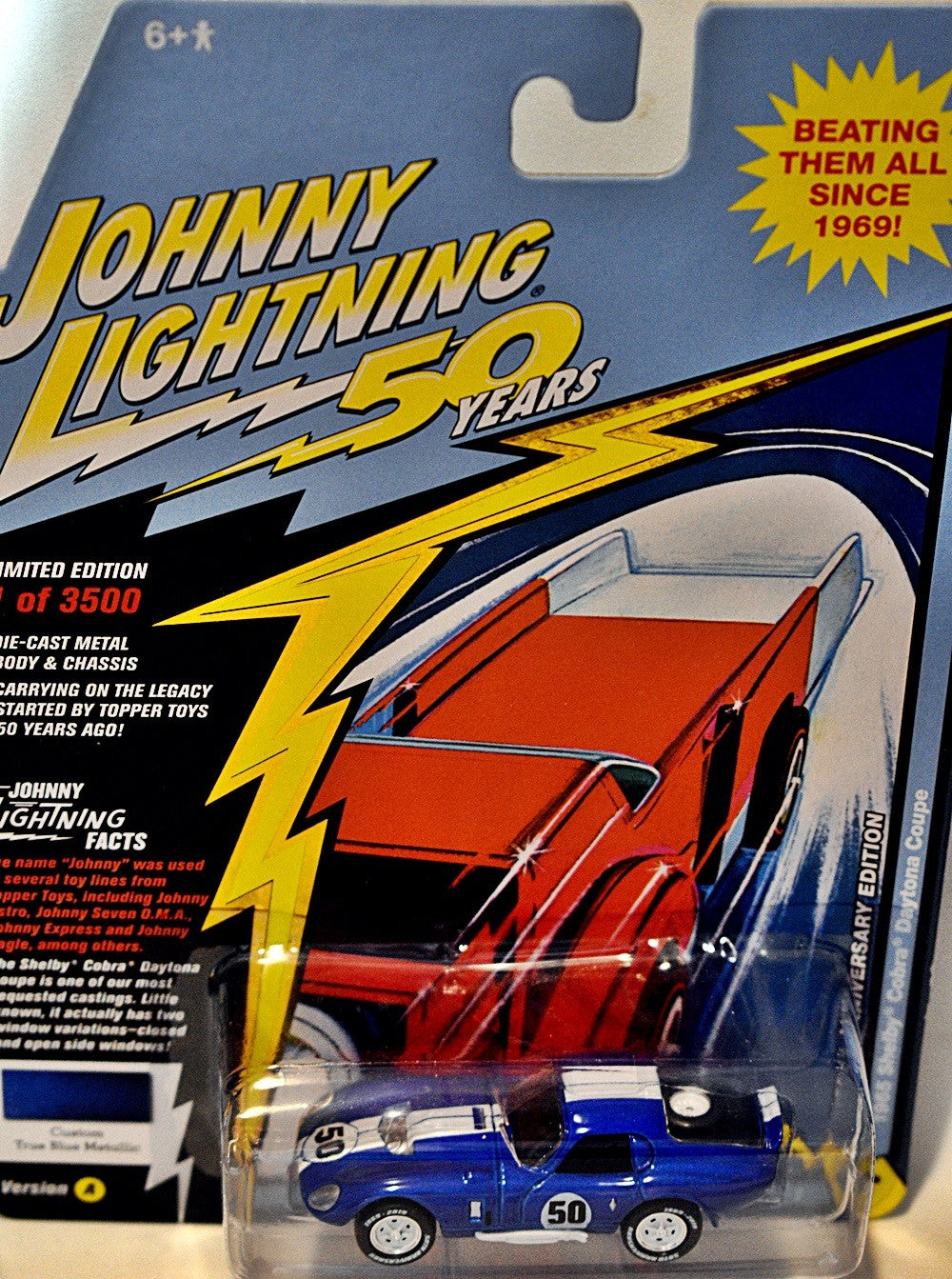 Johnny Lightning - 50th Anniversary - Shelby Daytona Coupe