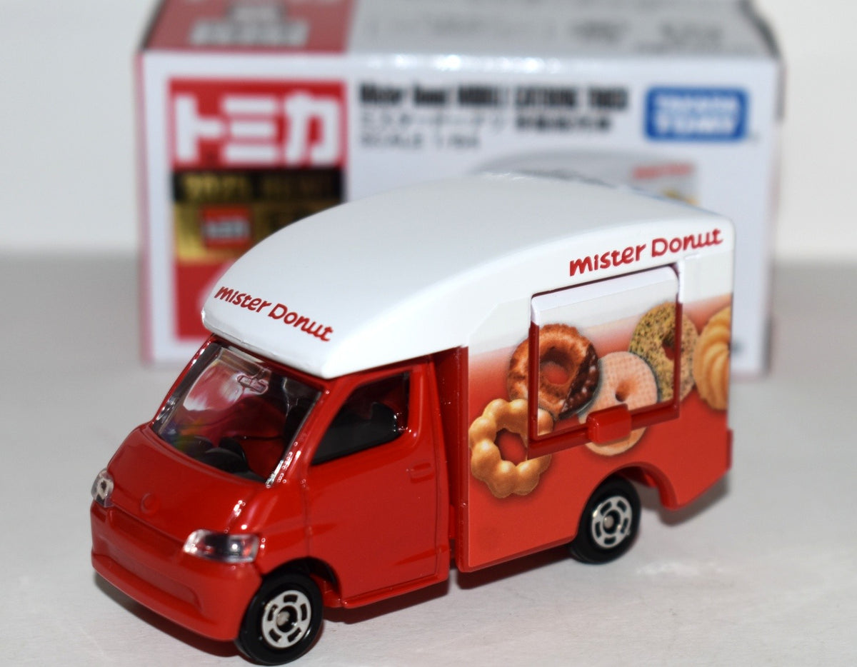 Tomica - No. 40 Mister Donut Mobile Catering Truck with servicing window