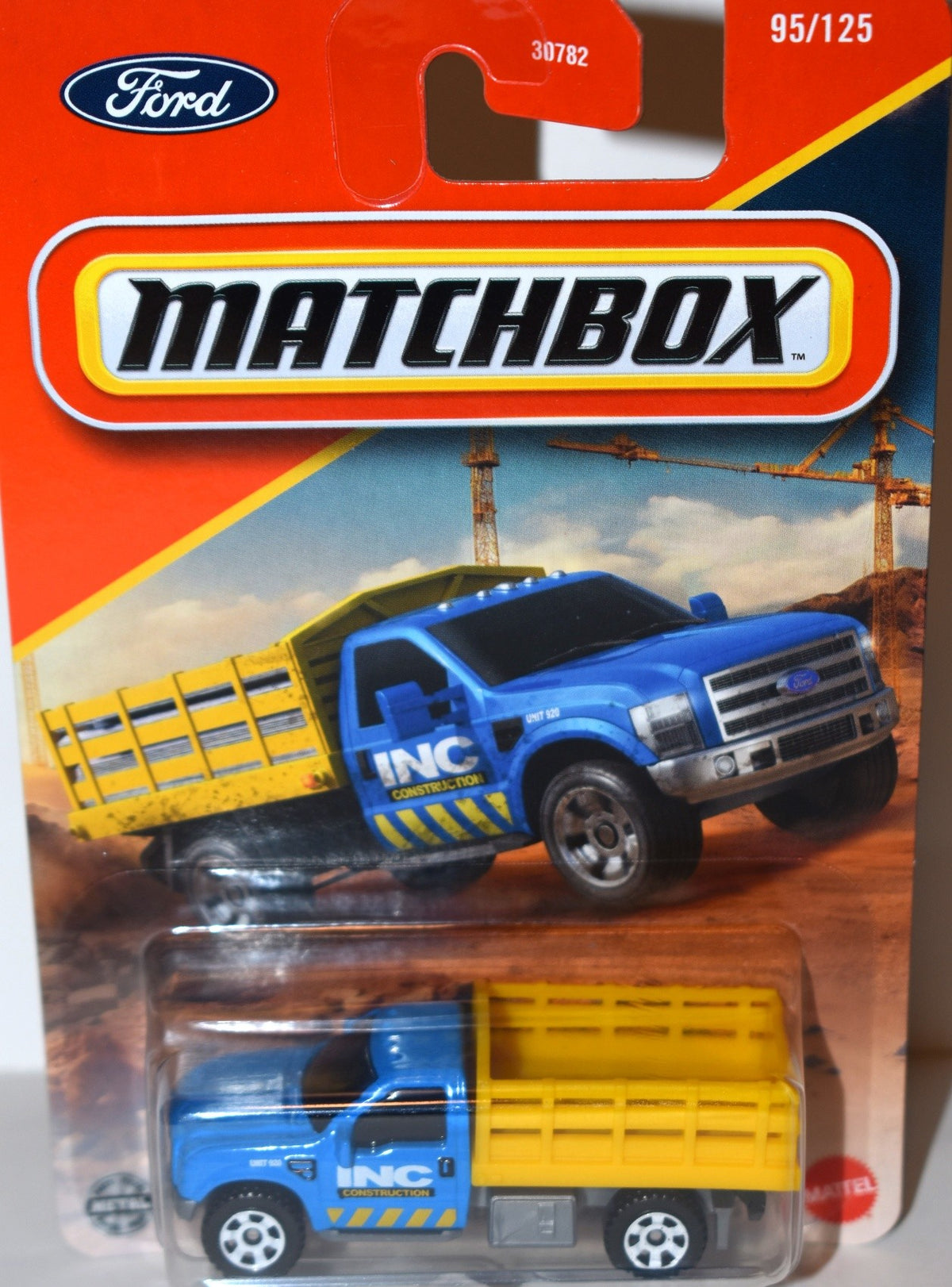 Matchbox  - INC Construction Ford F-350 Stake Bed Truck