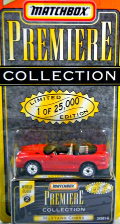 Matchbox Premiere Series Ford Mustang Cobra Convertible