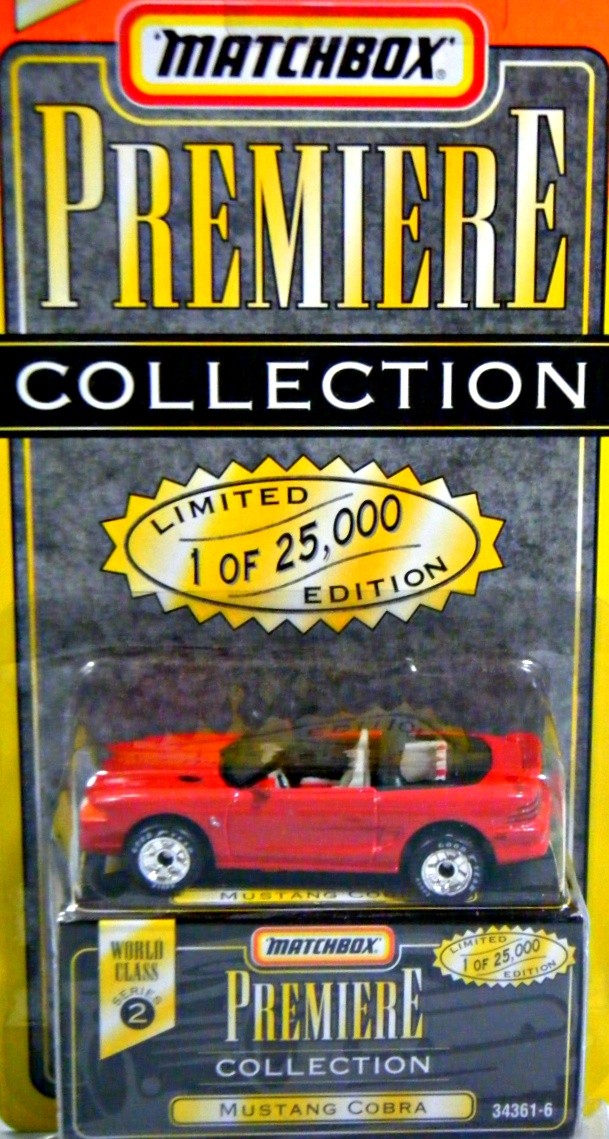Matchbox Premiere Series Ford Mustang Cobra Convertible