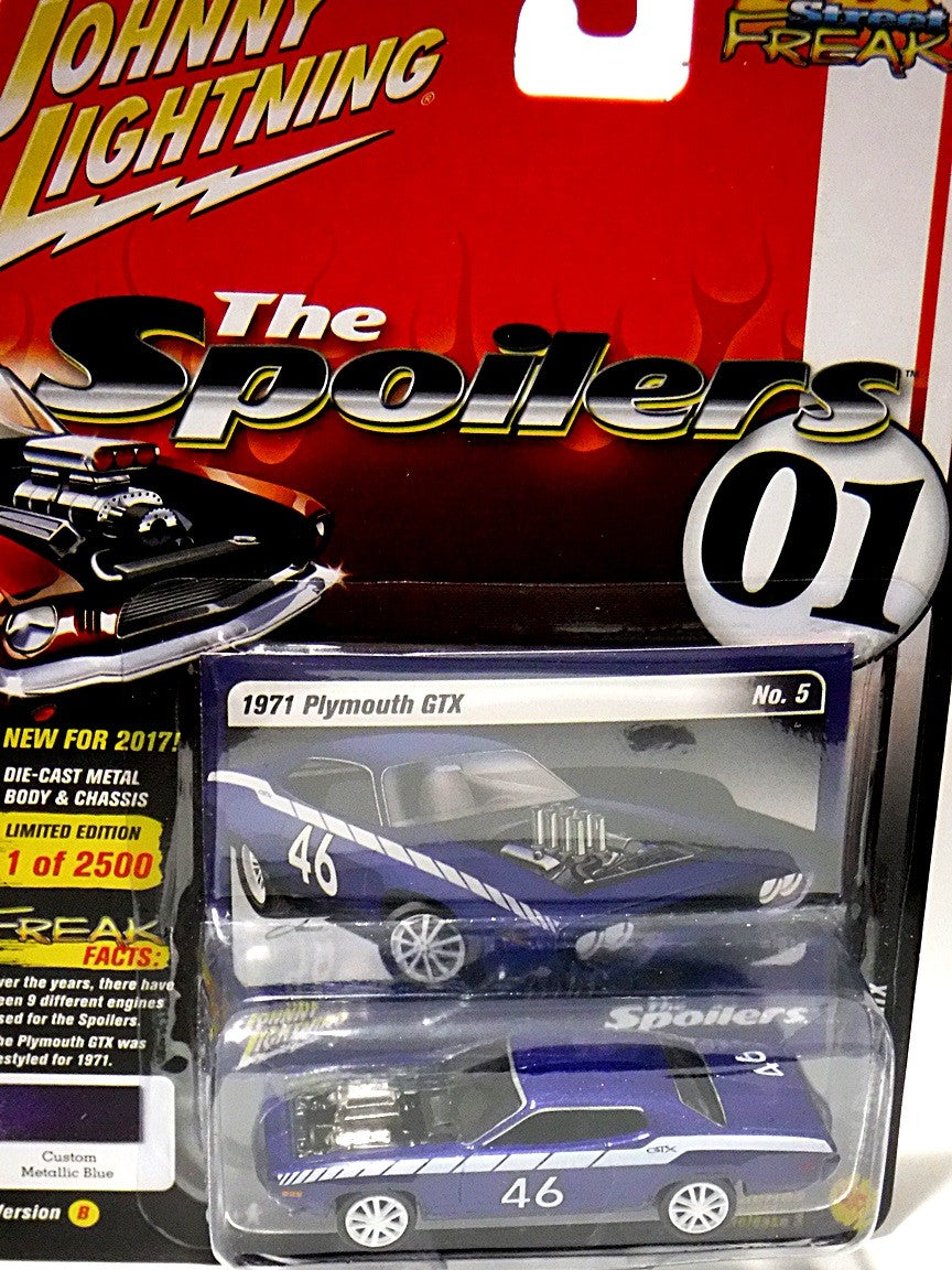 Johnny Lightning Street Freaks Spoilers 1971 Plymouth GTX