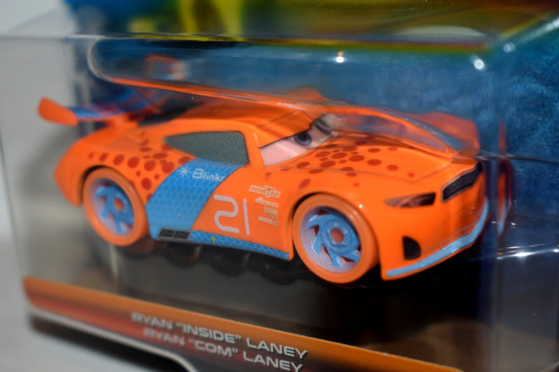Disney Cars - Glow Racers - Ryan Blaney "Inside Laney"  Stock Car