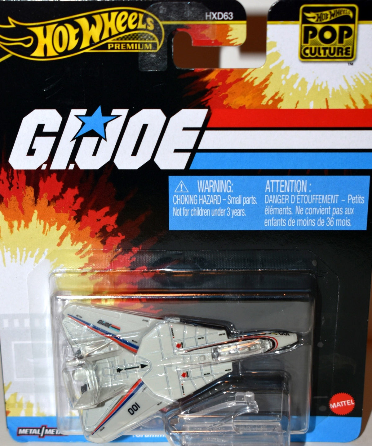 Hot Wheels - Pop Culture - GI Joe - Skystriker - Grumman F-14 Jet