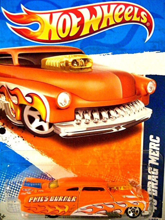 Hot Wheels 2010 New Models Series 1949 NHRA Drag Merc - Mercury Race Car