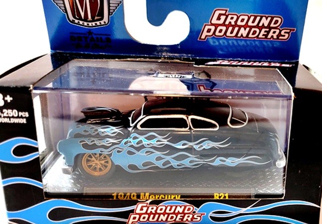 M2 Machines Ground Pounders - 1949 Mercury - Lead Sled Merc