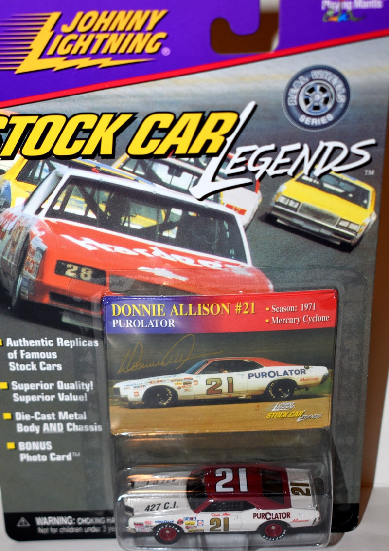 Johnny Lightning NASCAR Stock Car Legends - Donnie Allison 1971 Mercury Cyclone
