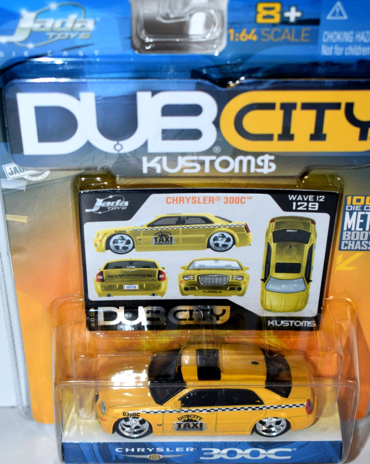 Jada Dub City Kustoms - Chrysler 300C Taxi Cab