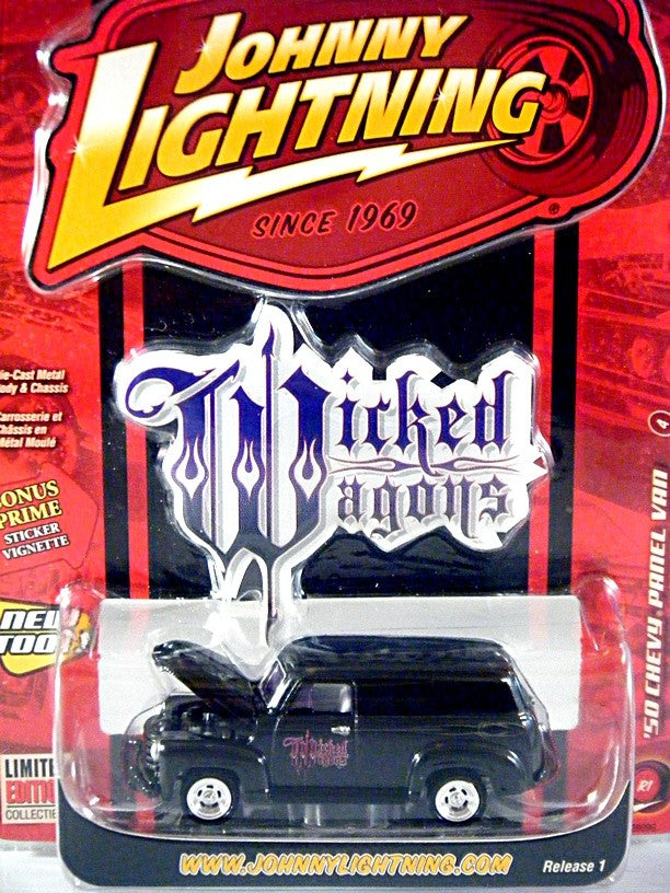 Johnny Lightning Wicked Wagons - 1950 Chevrolet Panel Truck