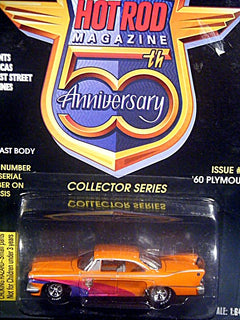 Racing Champions Hot Rod Magazine 50th Anniversary 1960 Plymouth Fury