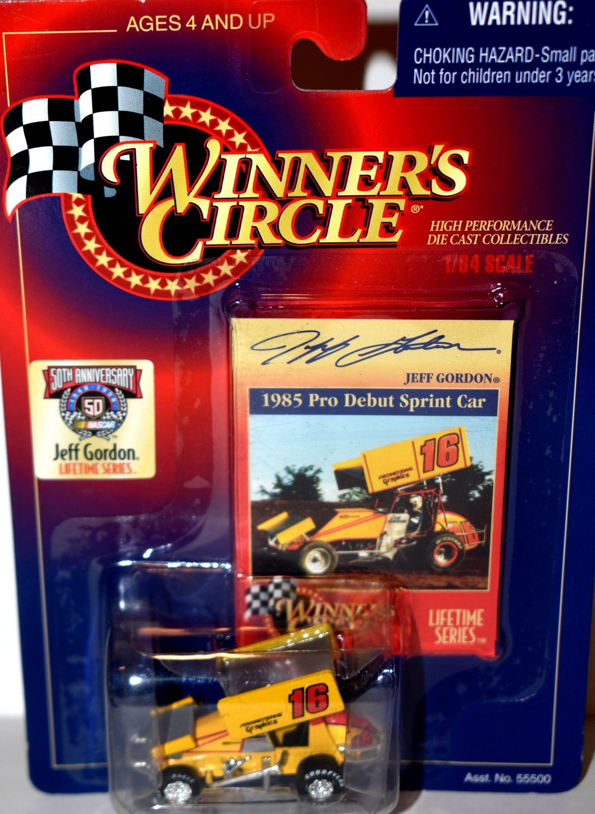 Winners Circle NASCAR - Jeff Gordon Lifetime Series - 1985 Pro Debut Sprint Car