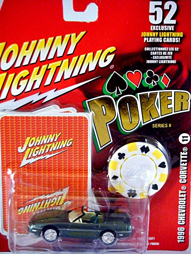 Johnny Lightning Poker Series - Chevrolet Corvette C4 Convertible