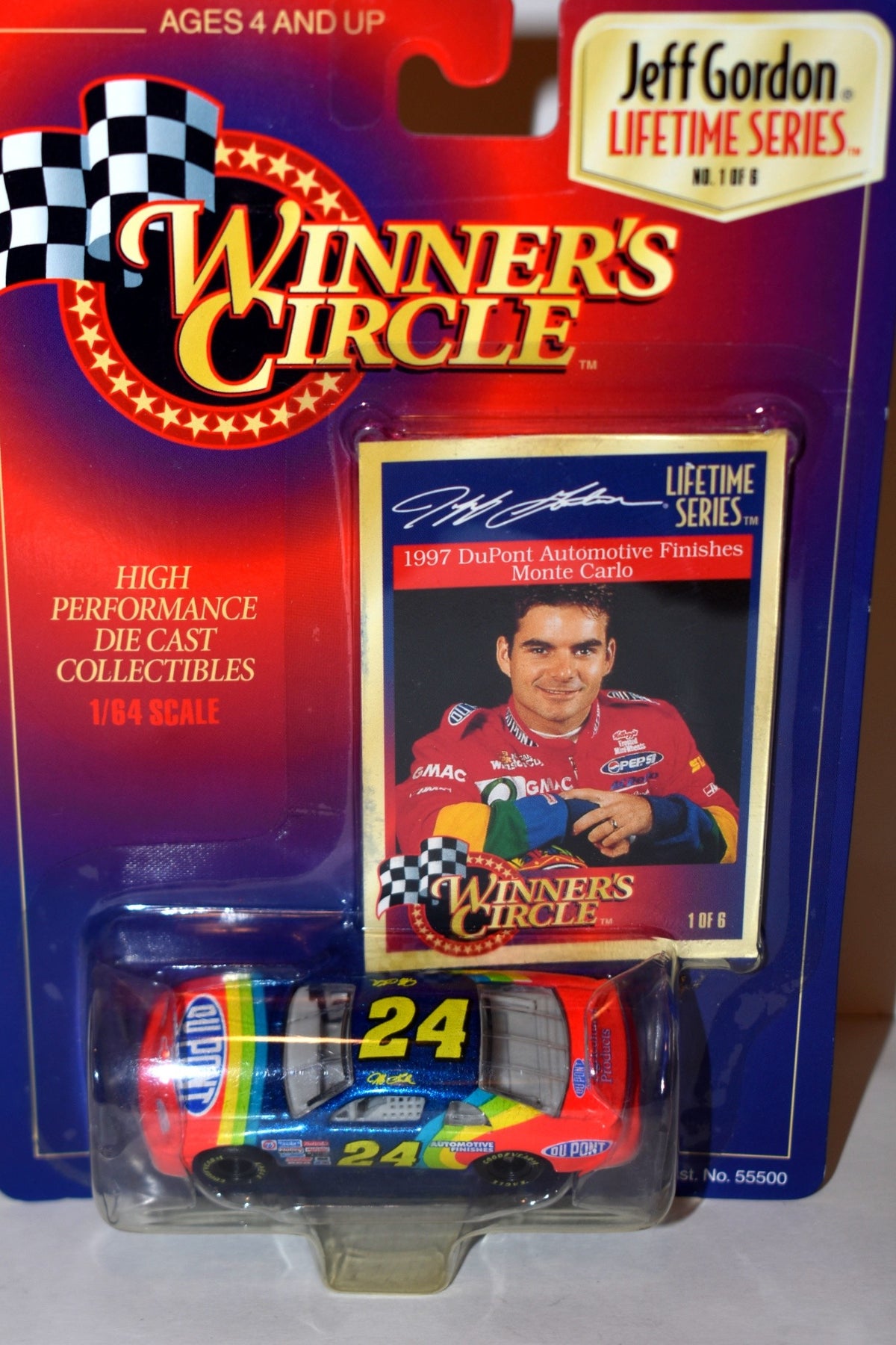 Winners Circle NASCAR - Jeff Gordon Lifetime Series - 1997 Dupont Chevy Monte Carlo