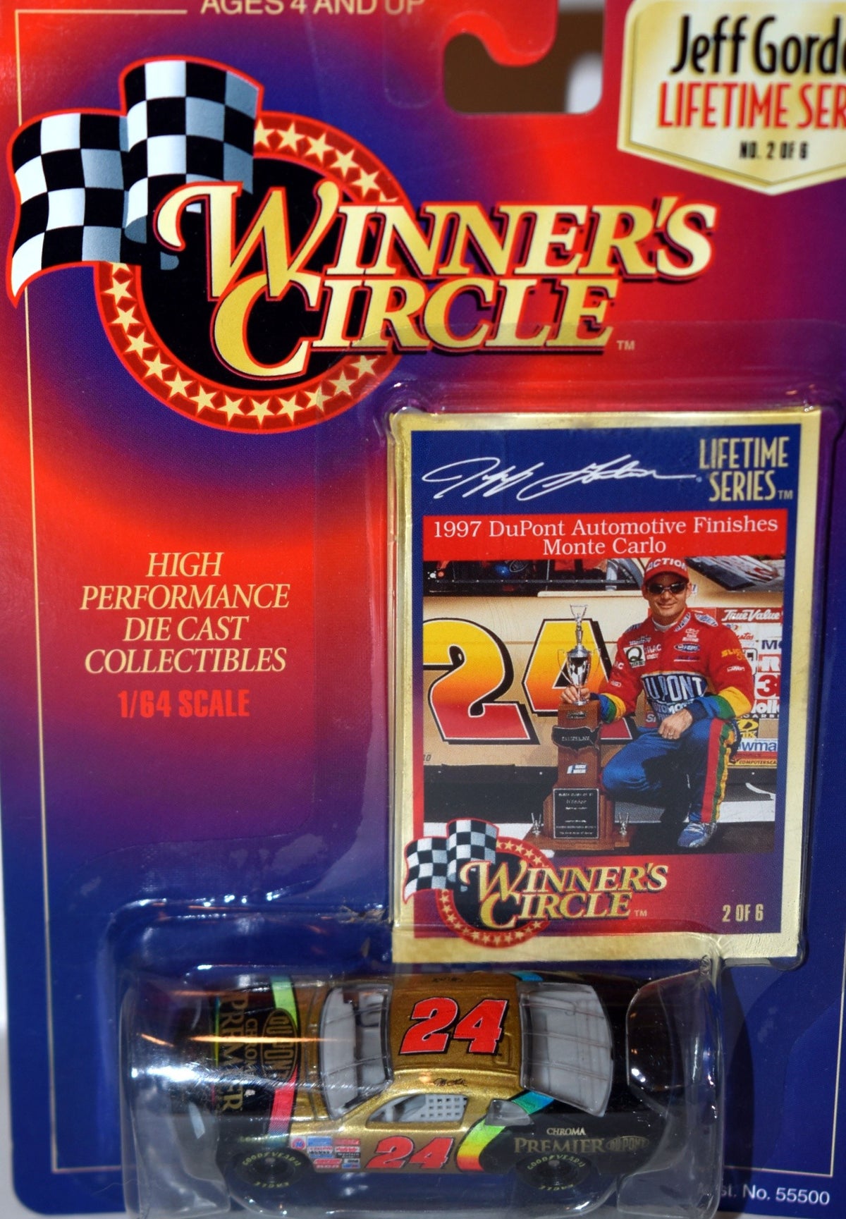 Winners Circle NASCAR - Jeff Gordon Lifetime Series - 1997 Dupont Chroma Premier Chevy Monte Carlo