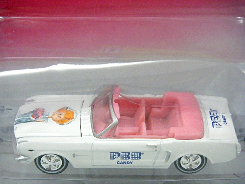 Johnny Lightning PEZ 1965 Ford Mustang Convertible