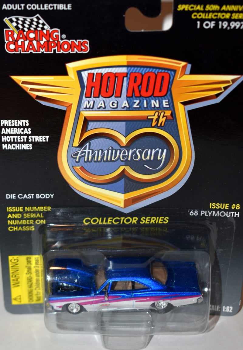 Racing Champions Hot Rod Magazine - 1968 Plymouth Roadrunner