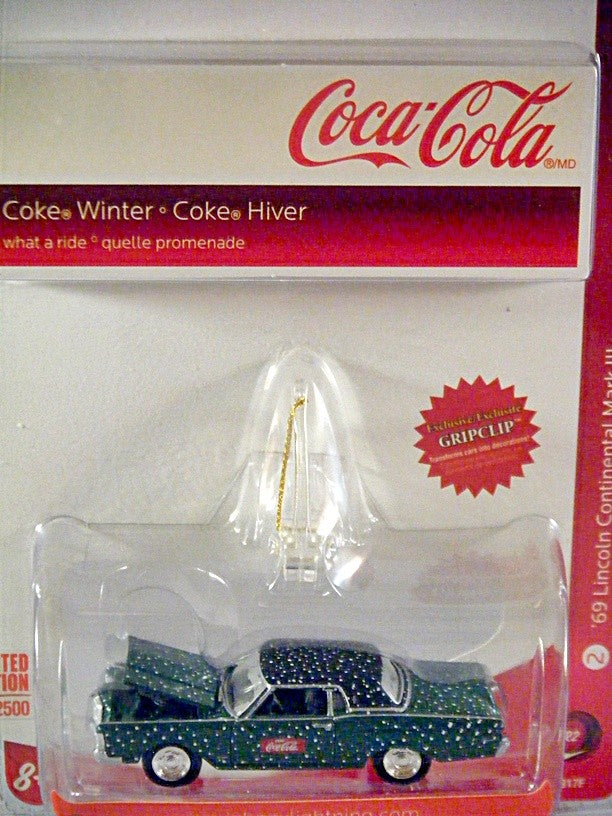 Johnny Lightning Coca Cola Christmas 1969 Lincoln Continental 