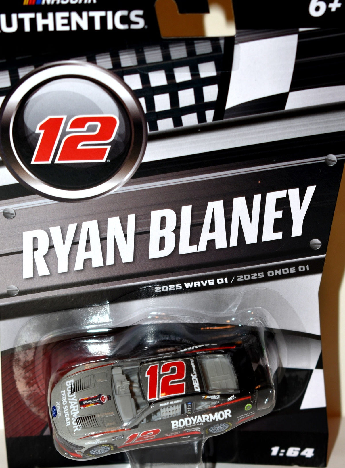NASCAR Authentics - Ryan Blaney BodyArmor  Ford Mustang