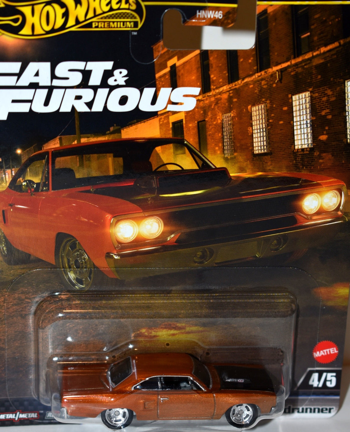 Hot Wheels Premium  Fast & Furious  - 1970 Plymouth Road Runner