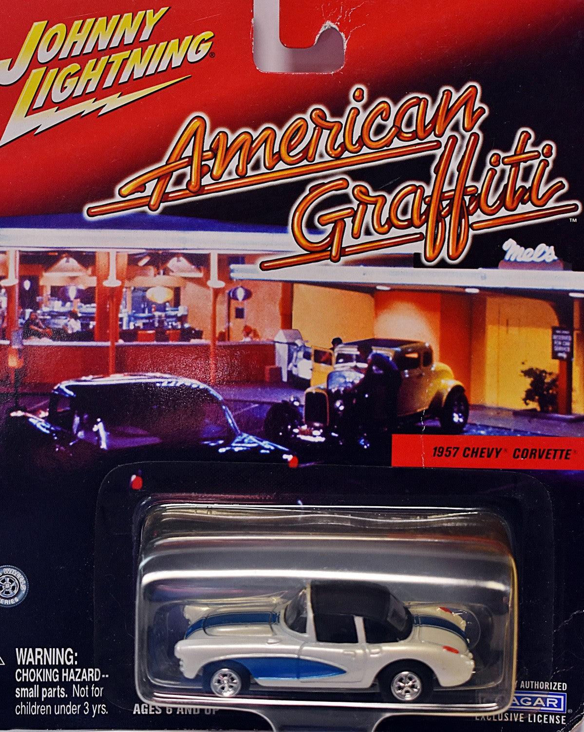Johnny Lightning American Graffiti - 1957 Chevy Corvette