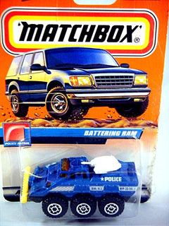 Matchbox 2000 Millennium Logo Chase Series - Police Battering Ram