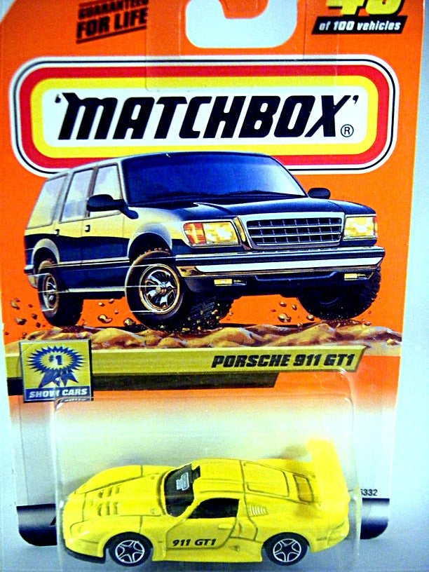 Matchbox, 2000, Millennium, Logo, Chase, Series - Porsche 911 GT1