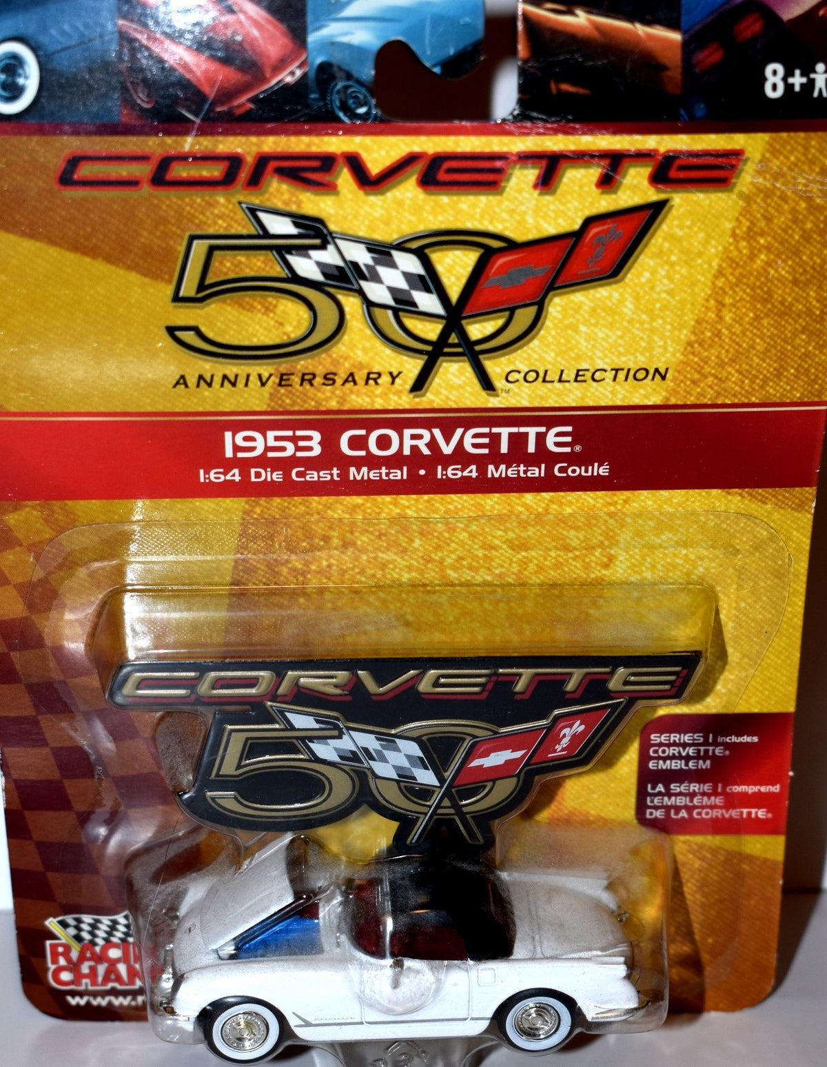 Racing Champions - Corvette 50th Anniversary - 1953 Chevrolet Corvette