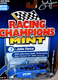 Racing Champions Mint Series - John Force Racing 2024  Peak Chevy Camaro NHRA Funny Car