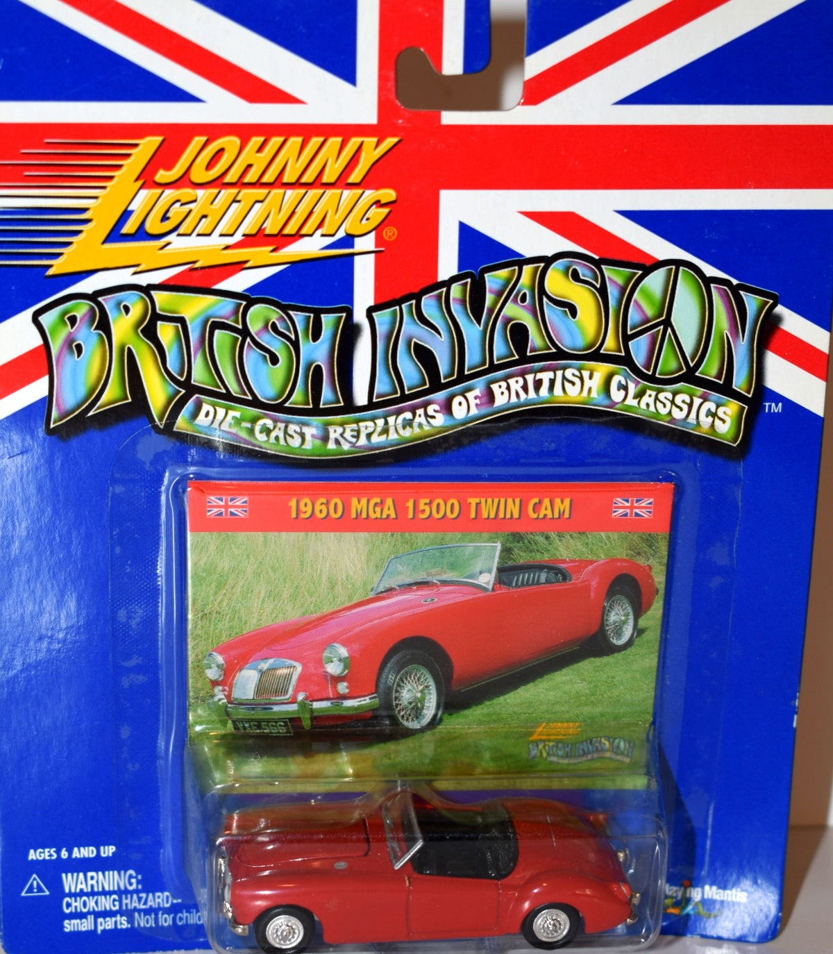Johnny Lightning British Invasion - 1960 MGA 1500 Twin Cam