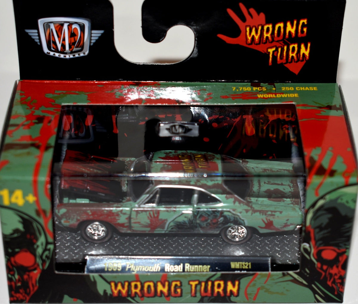 M2 Machines Halloween Series - Wrong Turn - 1969 Plymouth Road Runner