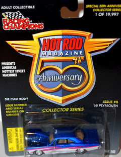 Racing Champions Hot Rod Magazine - 1968 Plymouth